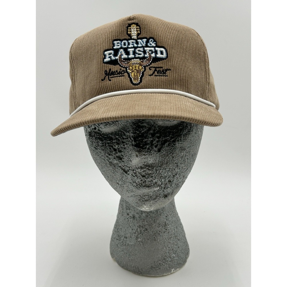 Hooey Born And Raised Music Festival Performance Adjustable  Hat Beige